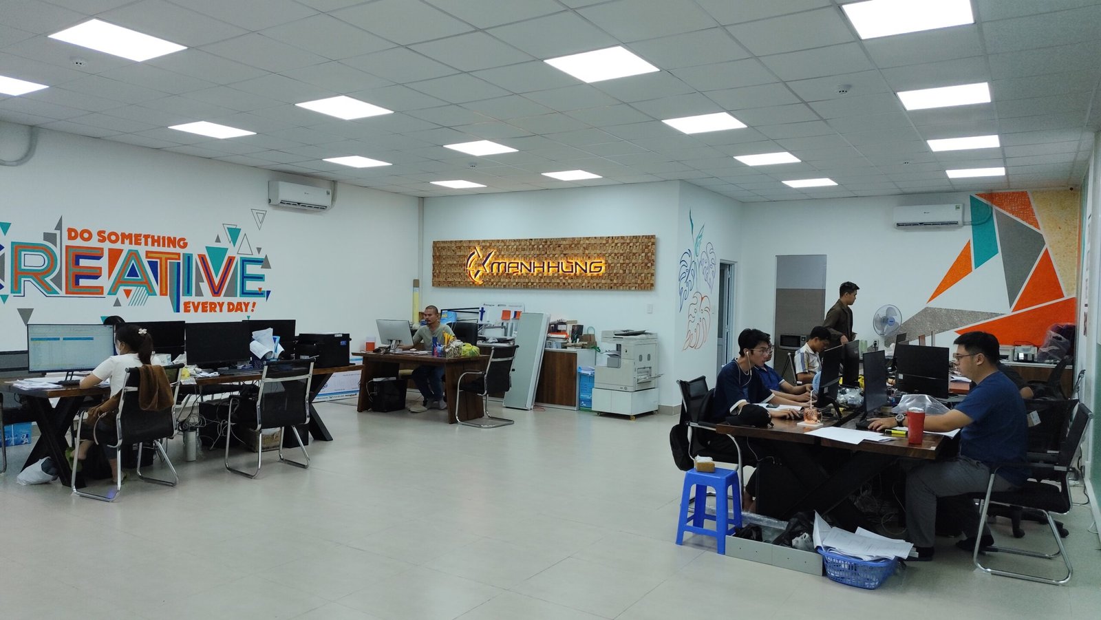 Khu vực sản xuất Mạnh Hùng Group